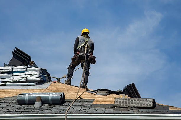 Professional Roof Replacement technician working in Porthill, ID